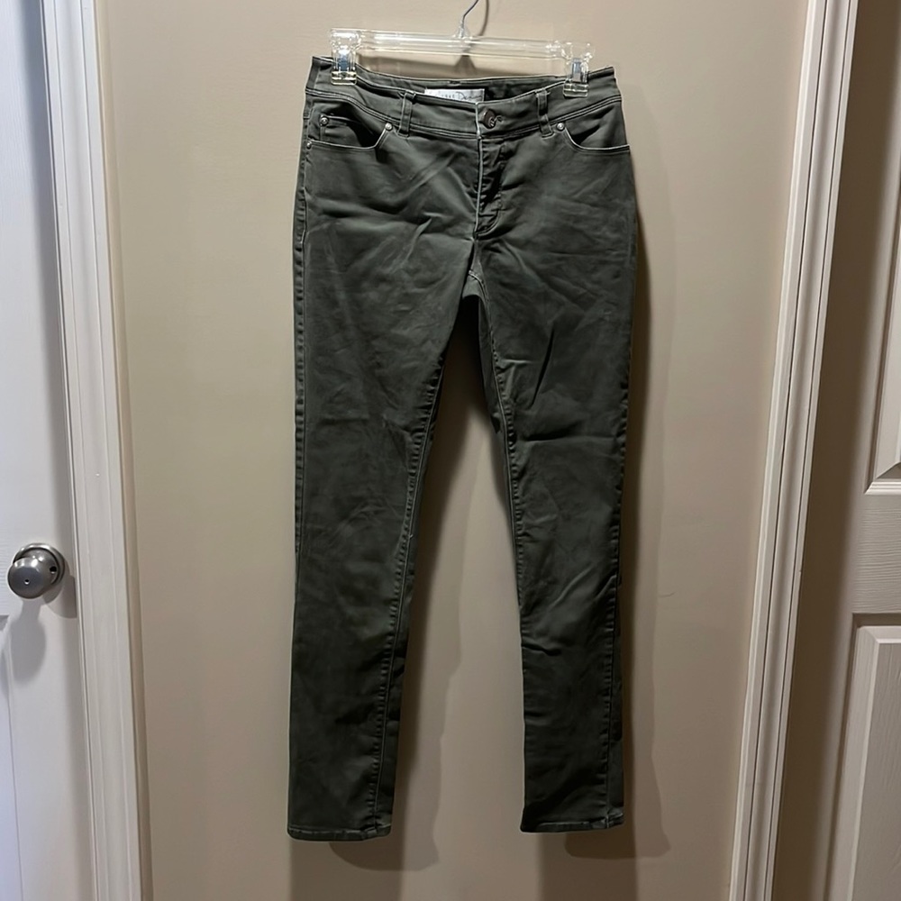 Green Skinny Low-rise Jeans/Pants Size 2